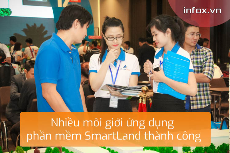 Nhiều môi giới ứng dụng phần mềm SmartLand thành công